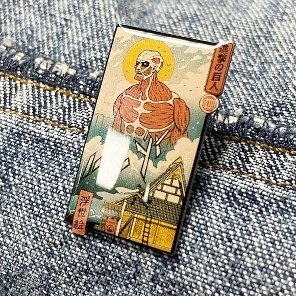 Attack On Titan AOT Titan Enamel Pins 407-1 - Picture 1 of 3